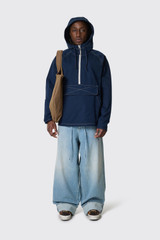 POP Trading Drs Hooded Halfzip Jacket Navy