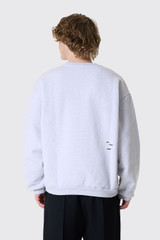 THE SAVAGE REPORT Logo Bar Sweater Logo Bar Sweater Heather Grey