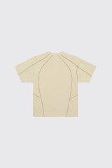 OBEY Contrast Stitch Tee 131080381 SBR Silver Birch/White