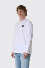Comme des Garçons PLAY T-Shirt Black Emblem Black  AX-T120-051 White