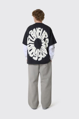 Flaneur Sounds Good T-Shirt 960 Washed Black