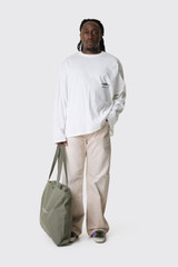 New Amsterdam Surf Association Shaper Longsleeve  2604008001 Overdyed White