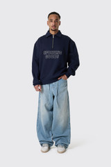 PAL Swing For The Fences Half Zip Navy