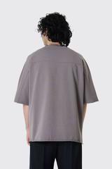 Seventh Kimono V Tee T250202 Taupe