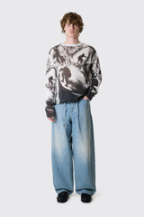 Stockholm Surfboard Club Printed Knitted Sweater U2000252 Collage Print