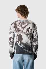 Stockholm Surfboard Club Printed Knitted Sweater U2000252 Collage Print