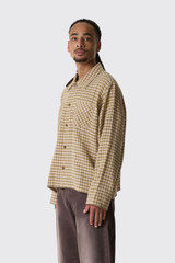 Stockholm Surfboard Club Club Overshirt U4000245 Yellow Check