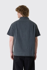 thisisneverthat Washed Denim S/S Shirt TN261DSHTS01  Dusty Grey