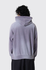 thisisneverthat Overdyed Embroidery Hoodie TN261TSWHO04 Faded Purple