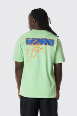 thisisneverthat Ink Trail Tee TN261TTSST08 Bright Green