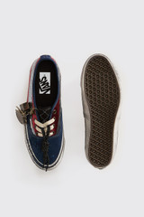 VANS LX Authentic 44  VN000DB8 CHRM DKRED Red/Navy