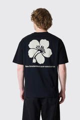 New Amsterdam Surf Association Hibiscus Tee 2601078002 Black