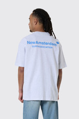 NASA Logo Tee Ash/Blue