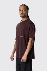 New Amsterdam Surf Association Hibiscus Tee 2601078003 Walnut