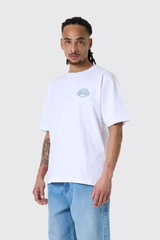 New Amsterdam Surf Association Logo Tee 2601063001 White/Sea Green