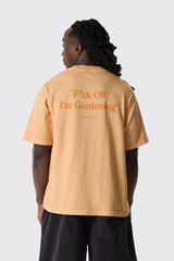 Bram's Fruit F*ck Off I'm Gardening T-Shirt 1164 Washed Orange