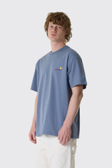 Carhartt WIP S/S American T-Shirt I029956 3RH.XX Shady Blue