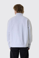Carhartt WIP Half Zip American Script Sweat I027014 482.XX Ash Heather