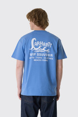 Carhartt WIP S/S Waves T-Shirt  I036889 3RC.XX Curacao