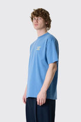 Drôle de Monsieur Le T-Shirt Slogan K-TS203-CO002 ATBL Atlantic blue