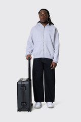 OLAF Signature Zip Hoodie Heather Grey