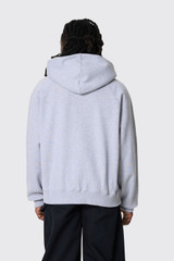 OLAF Signature Zip Hoodie Heather Grey