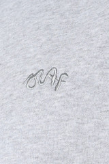OLAF Signature Zip Hoodie Heather Grey