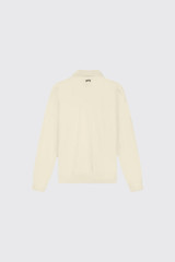 OLAF Script Friends Oversized Polo Offwhite