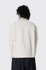 Filling Pieces Worker Jacket Panier 412660500332 214 Antique White