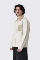 Filling Pieces Worker Jacket Panier 412660500332 214 Antique White