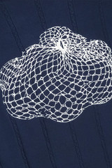 Filling Pieces Knit Football Jersey 412674500148 150 Navy