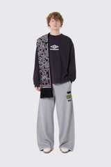 Umbro Og Logo Ls Shirt Washed Black White