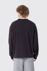 Umbro Og Logo Ls Shirt Washed Black White