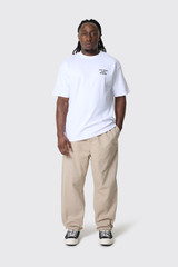 Drôle de Monsieur Le T-Shirt Slogan TS203-CO002 OPW Optical White