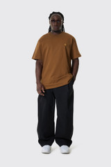 Carhartt WIP Chase T-Shirt S/S I026391 00Y.XX Hamilton Brown/Gold