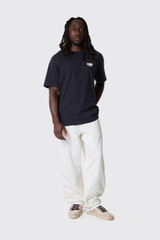 Carhartt WIP Single Knee Pant Cotton Smith Denim I032024 02.02.32 White Rinse