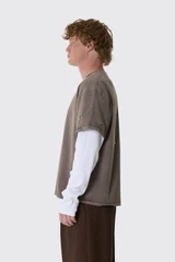 Stockholm Surfboard Club Layer Box Tee U1000220 B58 Hickory
