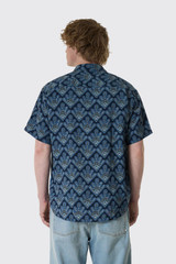 NN.07 Deon SS Print 50055 2610000057 200 Navy Blue