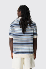 NN.07 Nolan Polo Cardigan 60019 2620000918 Navy Multi