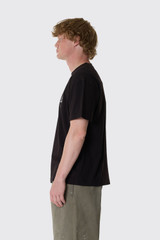 C.P. Company 30/1 Jersey Short Sleeve Comfort Logo 21CMTS166A-005100W 999 Black