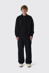 Stone Island 6100054 LS Polo L2S156100054S0458 V0029 Black