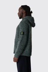 Stone Island 5100065 Hoodie L2S155100065S0N16 V0M5S Dark Green Melange