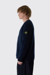 Stone Island 5100046 Cardigan L2S155100046S0N22 V0M20 Melange Blue
