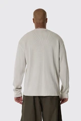 Carhartt WIP L/S Vista Waffle T-Shirt I035304 2LP.GD Fleur Del Sel