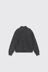 Carhartt WIP Lambert Polo Sweat I037105 89.FQ Black Moon Wash