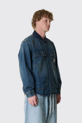 Carhartt WIP Oakland Shirt Jac I037532 453.4Q Blue/Dark Navy