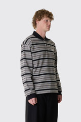 Carhartt WIP L/S Devitt Rugby Shirt I037117 3V0.XX Devitt Stripe/Shady Gre