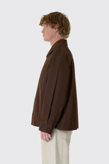 AMI Paris Paris Padded de Coeur Overshirt HJK829.PL0117 2221 Marron Chocolat