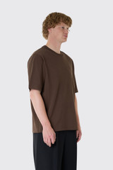 AMI Paris Paris Quota T-Shirt  UTS357.726 2221 Marron Chocolat