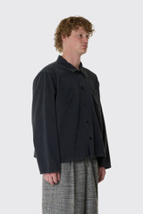 Stockholm Surfboard Club Club Overshirt U4000300 WB1 Washed Black